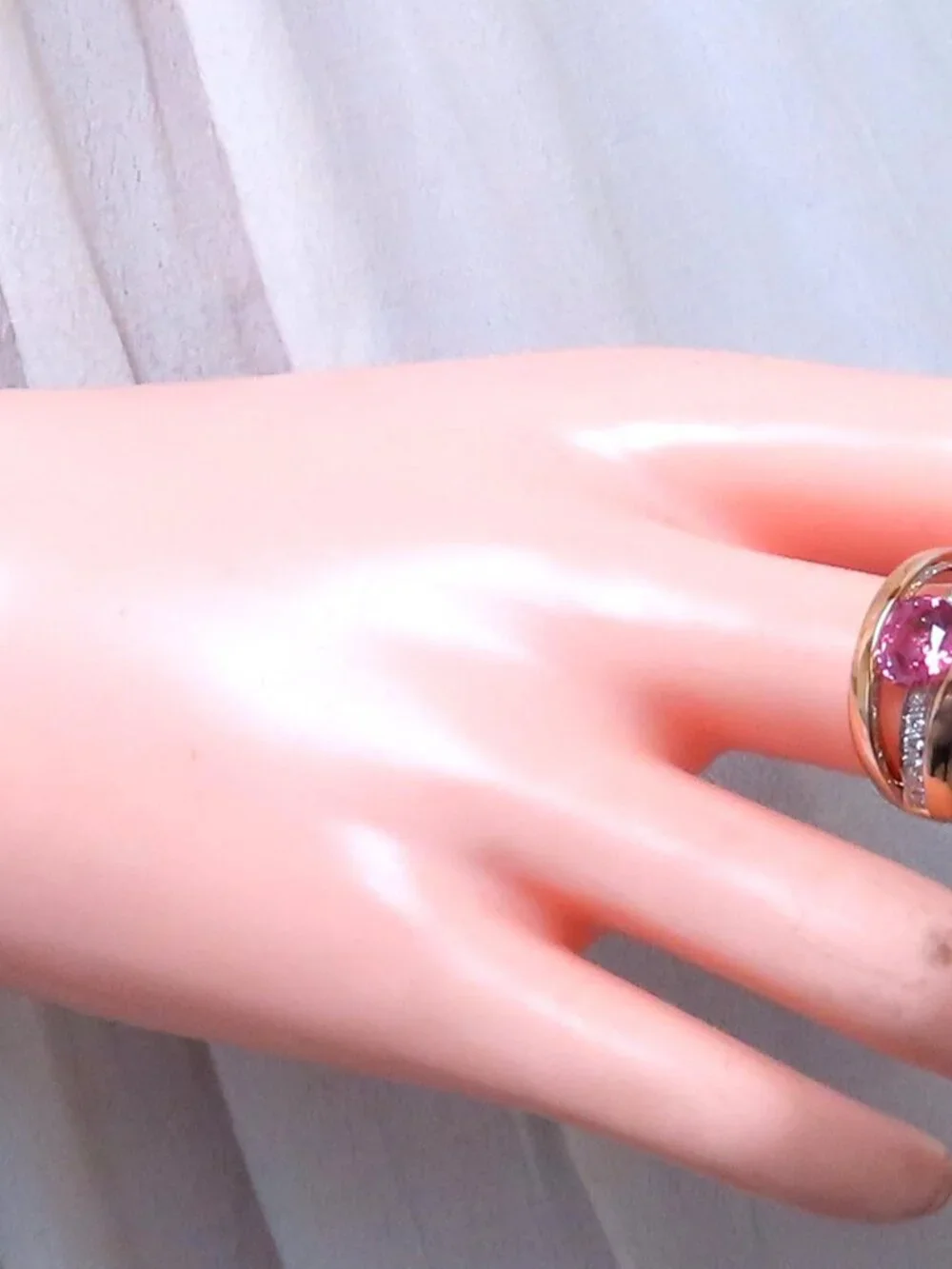 GIA Certified 1.74ct Natural No Heat Pink Sapphire Ring 18kt Gold 12411*